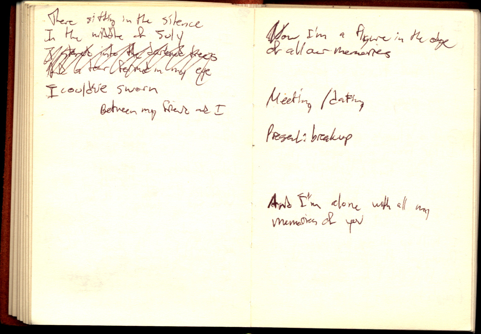 Nightlight Lyrics Sheet 19
